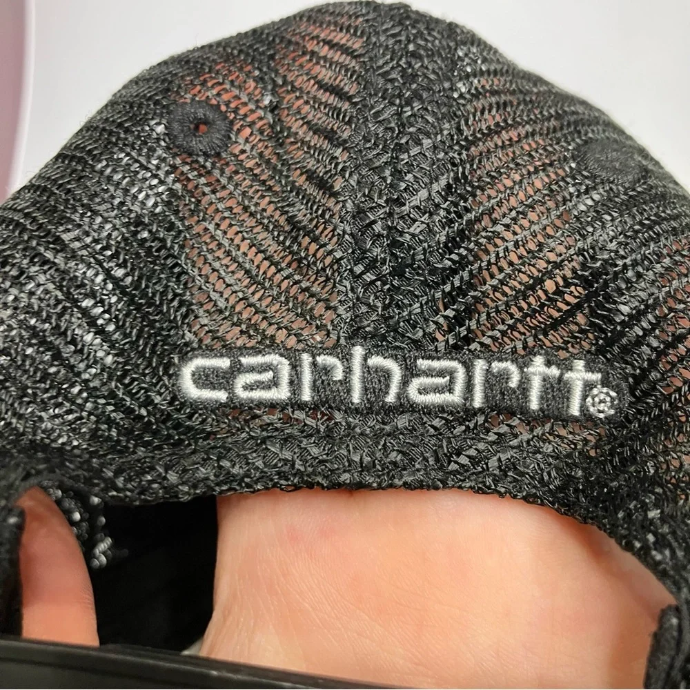 Carhartt trucker hat black youth one size fits most casual outdoor‎ trendy